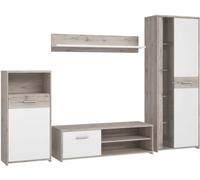 Home Heavenly Mueble de salón 266 cm 4 módulos color blanco-arena