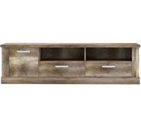 Home Heavenly Mueble tv estilo rústico de 179 cm 2 cajones 1 puerta