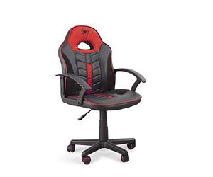 Home Heavenly®- Silla Gaming Win, Silla giratoria para niños, niñas, sillón Gamer con Ruedas ergonómico diseño Moderno, para Estudio, habitación Juvenil Escritorio, en tamaño pequeño (Rojo)