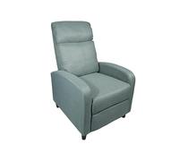 Home Heavenly® - Sillón Relax reclinable Manual Nexus Sofá Individual. Butaca para salón con reposapiés, Compacto. Sistema por Empuje. Verde Agua