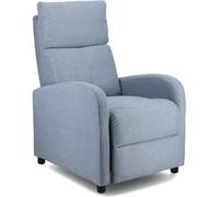 Home Heavenly Sillón relax reclinable por empuje color gris