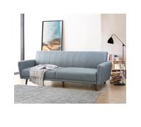 Home Heavenly Sofá cama clic clac 3 plazas 214x85x85 cm en color gris claro