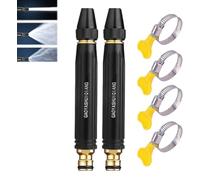 Home High Pressure Car Wash Water Gun, High Pressure Hose Nozzle, Watering Plants and Vegetables, and Car Washing (2pc)