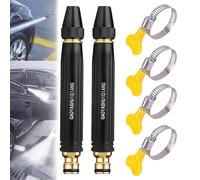Home High-Pressure Car Wash Water Gun With Booster Nozzle,2026 Upgraded Home High-Pressure Car Wash Water Gun,Adjustable Spray Patterns,For Watering Plants, Vegetables, and Car Washing (2PCS)
