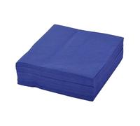 Home Ideas Paquete de 50 Servilletas 33cm 3-Capas 1/4 Pliegue Servilleta de Papel Mesa Toalla de Papel - Azul