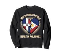Home in Dominican Republic Heart in Philippines Pinoy Roots Sudadera