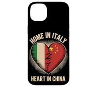 Home in Italy Heart in China Chinese Roots Italian Carcasa para iPhone 14 Plus