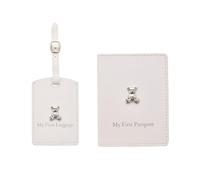 Home Inspirations Bambino My First Passport Holder and Leggage Tag Set en caja blanco