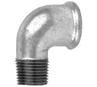 Home Invasion - Codo 90° - Hierro galvanizado - M/F - 1/2'' - 15x21 mm