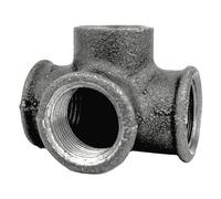 Home Invasion - Dispensador en T - Hierro fundido negro - 1/2 '' - 15 x 21 mm