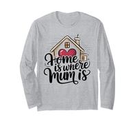 Home Is Where Mum Is Valentine's Day Cute House Heart Manga Larga