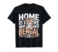 Home Is Where My Bengala Is Quote Camiseta