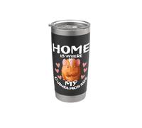 Home Is Where My Guinea Pigs Are Mum Outfit Vaso térmico de acero inoxidable de doble pared