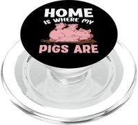 Home Is Where My Pigs Are PopSockets PopGrip para MagSafe