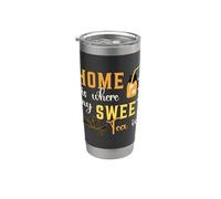 Home is Where My Sweet Tea Love Country Music Sweet Tea Vaso térmico de acero inoxidable de doble pared