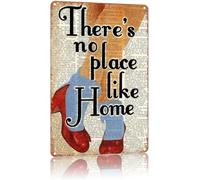 Home Is Where The Heart Is Metal Sign Retro Home Decor Wall Hanging Plaque 8 X 12 in