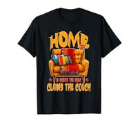 Home IS Where The Hook Claims The Couch Camiseta