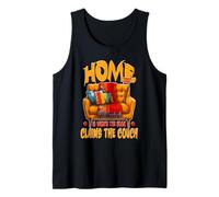 Home IS Where The Hook Claims The Couch Camiseta sin Mangas
