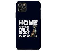Home Is Where The Woof Is Lurcher Dog Funny Dogs Amante Carcasa para iPhone 11 Pro MAX
