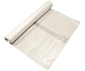 HOME It® Bolsas de Basura Transparentes 240L - Rollo de 10 Unidades - Plástico LDPE Reforzado - 90 Micras - 870 x 1360 mm - Alta Resistencia
