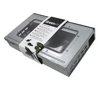 HOME It - Caja de Regalo de Acero galvanizado de 26 × 16 × 4,5 cm con Tapa Transparente para un Control eficaz de plagas en el jardín