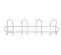 Home>it® - Pomo con 4 perillas de diámetro 10 mm x 52 x 6,5 x 13 cm, Color Blanco