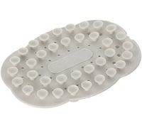HOME Jabonera con ventosas, White, 10x7cm, 2