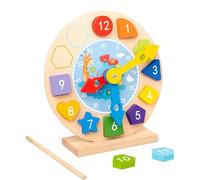 Home Learning Clock for Kids, Kids Clock for Telling Time, Magnetic Wooden Clock Toy, Kindergarten Clock Toy, Early Learning Time Clock, Toy Clock for Home and School, Preschool Telling Time Clock