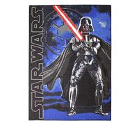 Home Life STW0295 - Alfombra con diseño Star Wars, 95 x 133 cm, Color Azul