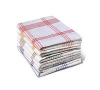 Home Linge Passion - Paños de Cocina 100% algodón (Lote de 6), tamaño 50 x 70 cm (Venda Azul, Amarillo, Verde, Rojo, Beige, Negro), Multicolor