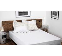 Home Linge Passion - Sábana Bajera (140 x 190 cm, 25 cm, 100% algodón, 57 Hilos), Color Blanco