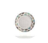Home Lolly - Juego de 6 platos de fruta, porcelana, Ala, 19 cm
