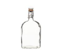 Home Made Botella de Cristal para Ginebra con Tapón, Vidrio, 500 ml