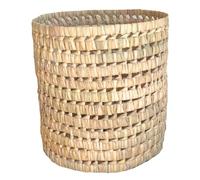 Home Maison - Maceta decorativa de hoja de palmera, 27 x 27 x 30 cm, artesanía marroquí, color natural