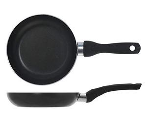 Home Maitre - Sartén con Mango y Revestimiento Antiadherente. Diámetro: 18 cm. Color: Antracita/Negro