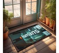 Home Mats For Front Door Human Liquid: The Mysterious Drink Of Our Time Felpudo para puerta delantera, alfombra interior y exterior (40 x 60 cm)