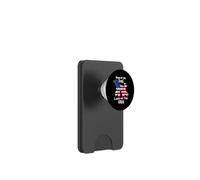 Home of The Dog Land of The Free Poodle Dog 4th of July PopSockets PopWallet para MagSafe