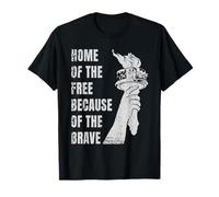 Home Of The Free Because Of The Brave USA Camiseta