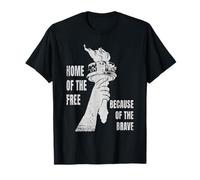 Home Of The Free Because Of The Brave USA Camiseta