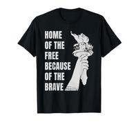 Home Of The Free Because Of The Brave USA Camiseta