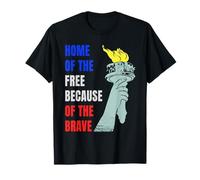 Home Of The Free Because Of The Brave USA Camiseta