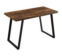 Home Office Computer Desk Industrial PC Writing Desk Vintage Study Table for Home Office Workstation (Brown) Teen Desk Study Desk with Storage