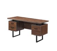 Home Office Computer Desk with Drawers 59 Inch Writing Study Table with Drawers Home Study Office Desk Suit for Home Office and All The Places You Need