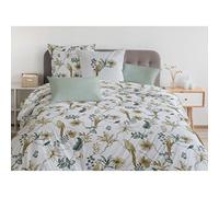 Home Passion | Funda nórdica - 3 Piezas | 100% algodón - 57 Hilos | 2 Personas - 240 x 260 cm | Camopi Blanco