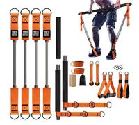 Home Pilates Bar Kit - Equipo de Fitness Multifuncional | Equipo de entrenamiento muscular para sentadillas, equipo de entrenamiento de banda de resistencia para el gimnasio en casa, principiantes