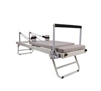 Home Pilates Reformper, Reformar Pilates Máquina Plegable - Cama de formación de núcleo pilate ajustable - Máquina de entrenamiento compacta, 300 libras de peso para el hogar de trabajo en el gimnasio