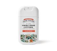 Home-Pourri Air + Fabric Smoke Odor Control, spray Island Breeze, tamaño de viaje de bolsillo de 1 onza líquida, coco, vainilla y madera de cedro