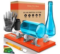 Home Pro Shop Cortador de Vidrio y Botellas - Cortador de Botellas de Vidrio y Frascos de Conserva - Kit Cortador de Botellas con Guantes de Seguridad y Accesorios