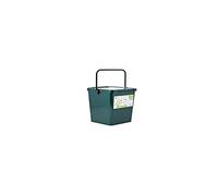 Home Ricybox, Recipiente húmedo con Tapa, 10 litros, plástico, Verde, 23,5 x 24 x 29,5 cm
