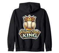 Home Run King - Cita de Jugador de béisbol para Hombre y niño Sudadera con Capucha
